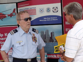 Kearney at public affairs booth